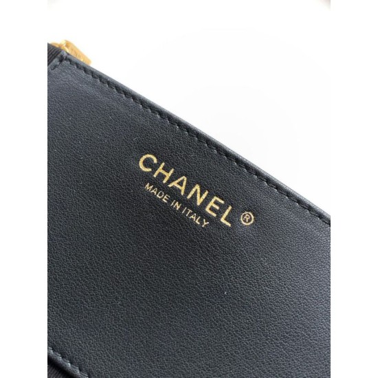 Replica Borse hobo Chanel Maxi AS5839 Pelle di vitello nera Imitazioni Replica Borse hobo Chanel Maxi AS5839 Pelle di vitello nera