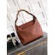 Replica Borsa hobo Chanel Maxi AS5839 Pelle di vitello marrone