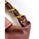 Replica Borsa hobo Chanel Maxi AS5839 Pelle di vitello marrone