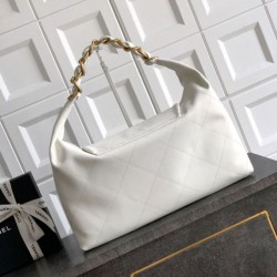 Replica Bora Pari hobo Chanel AS5838 Pelle di vitello bianca Imitazioni Replica Bora Pari hobo Chanel AS5838 Pelle di vitello bianca