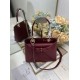 Replica borsa tote Dior CD 26SS fiocco bordeaux Imitazioni Replica borsa tote Dior CD 26SS fiocco bordeaux