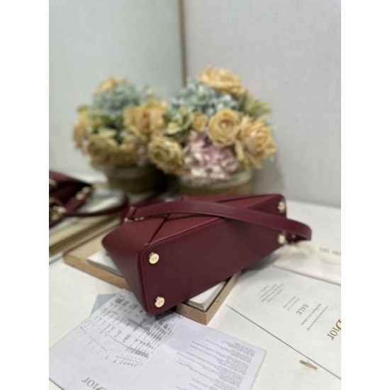 Replica borsa tote Dior CD 26SS fiocco bordeaux Imitazioni Replica borsa tote Dior CD 26SS fiocco bordeaux