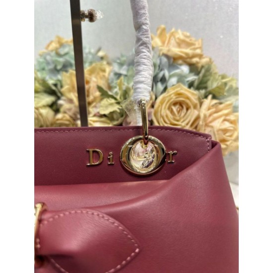 Replica borsa tote Dior CD 26SS fiocco bordeaux Imitazioni Replica borsa tote Dior CD 26SS fiocco bordeaux