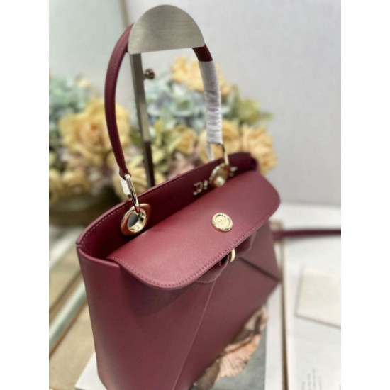 Replica borsa tote Dior CD 26SS fiocco bordeaux Imitazioni Replica borsa tote Dior CD 26SS fiocco bordeaux