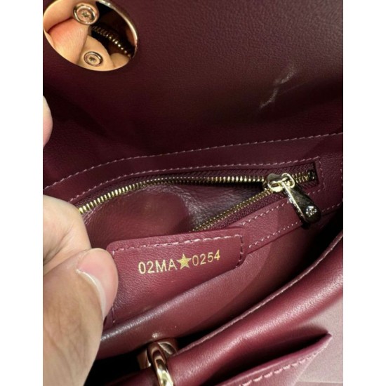 Replica borsa tote Dior CD 26SS fiocco bordeaux Imitazioni Replica borsa tote Dior CD 26SS fiocco bordeaux