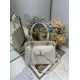Replica borse griffate tote Dior CD 26SS con fiocco bianca Imitazioni Replica borse griffate tote Dior CD 26SS con fiocco bianca