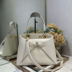Replica borse griffate tote Dior CD 26SS con fiocco bianca