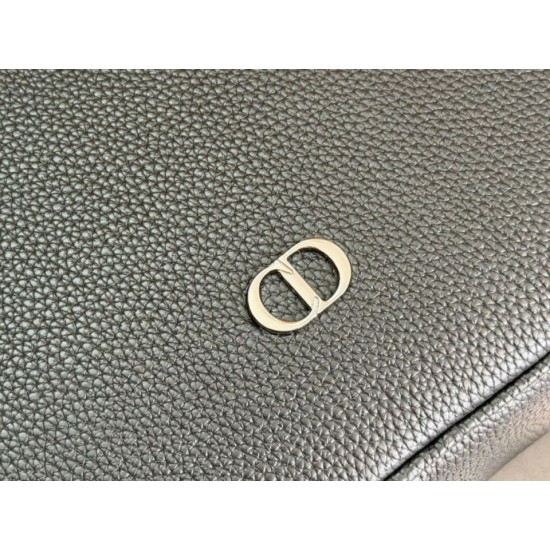 Replica Borsa tote Dior CD Icon Uomo con cerniera nera