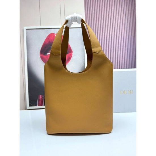 Replica borse griffate tote Dior Privé Icons Uomo marrone in pelle di vitello