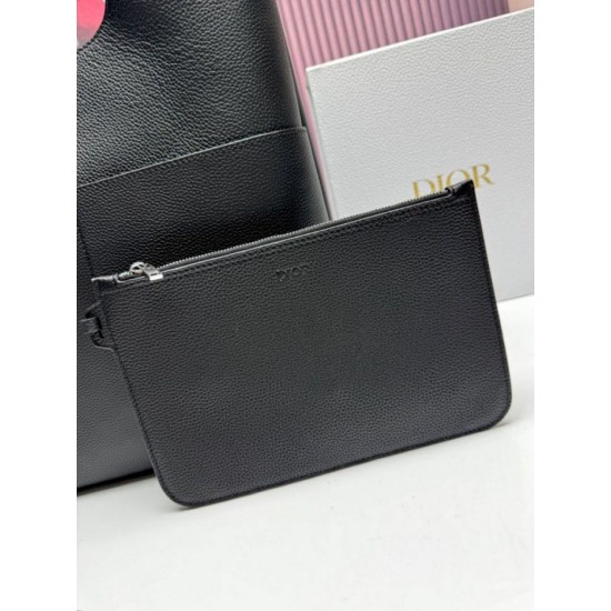 Replica borsa tote Dior Privé Icons Uomo nera in pelle di vitello Imitazioni Replica borsa tote Dior Privé Icons Uomo nera in pelle di vitello