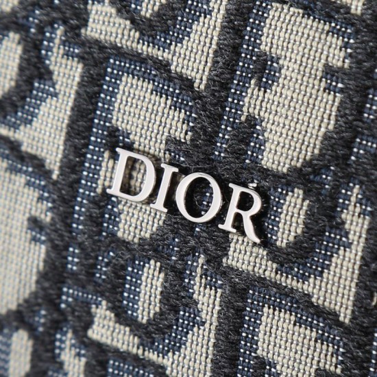 Replica pochette Dior A4 cerniera borsa Dior Oblique nera Imitazioni Replica pochette Dior A4 cerniera borsa Dior Oblique nera