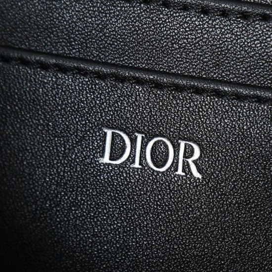 Replica pochette Dior A4 cerniera borsa Dior Oblique nera Imitazioni Replica pochette Dior A4 cerniera borsa Dior Oblique nera