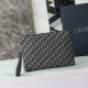 Replica pochette Dior A4 cerniera borsa Dior Oblique nera Imitazioni Replica pochette Dior A4 cerniera borsa Dior Oblique nera