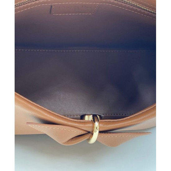 Replica Dior CD 26SS Borse Imitazioni tote con fiocco color caffè Imitazioni Replica Dior CD 26SS Borse Imitazioni tote con fiocco color caffè
