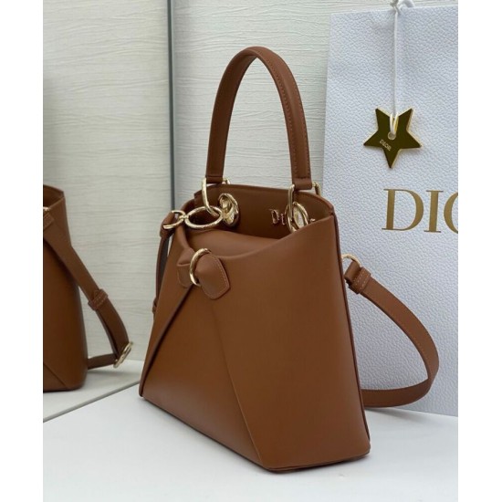 Replica Dior CD 26SS Borse Imitazioni tote con fiocco color caffè Imitazioni Replica Dior CD 26SS Borse Imitazioni tote con fiocco color caffè