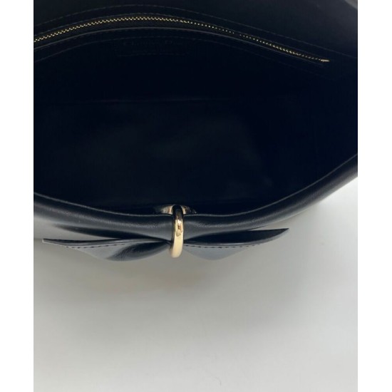 Replica Borse Alta Qualità tote Dior CD 26SS con fiocco Nero Imitazioni Replica Borse Alta Qualità tote Dior CD 26SS con fiocco Nero