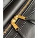 Replica borse griffate tote a spalla media Luggage Celine morbida pelle di agnello lucida nera Imitazioni Replica borse griffate tote a spalla media Luggage Celine morbida pelle di agnello lucida nera