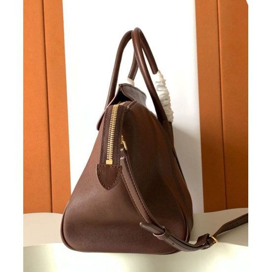 Replica Borsa tote a spalla media Luggage Celine morbida pelle di agnello lucida malva Imitazioni Replica Borsa tote a spalla media Luggage Celine morbida pelle di agnello lucida malva