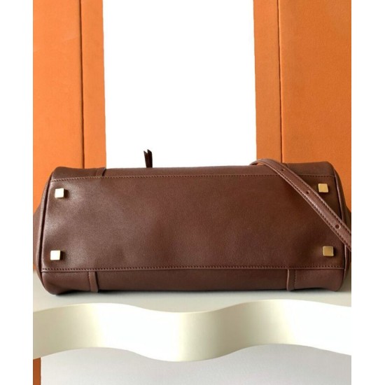 Replica Borsa tote a spalla media Luggage Celine morbida pelle di agnello lucida malva Imitazioni Replica Borsa tote a spalla media Luggage Celine morbida pelle di agnello lucida malva