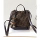 Replica Zaino con coulisse in tessuto jacquard FF Fendi 8BZ057 Caffè Imitazioni Replica Zaino con coulisse in tessuto jacquard FF Fendi 8BZ057 Caffè