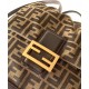 Replica Zaino con coulisse in tessuto jacquard FF Fendi 8BZ057 Caffè Imitazioni Replica Zaino con coulisse in tessuto jacquard FF Fendi 8BZ057 Caffè