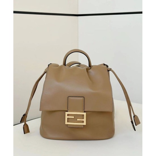 Replica Zaino con coulisse da donna Fendi Cappuccino Vintage Albicocca Imitazioni Replica Zaino con coulisse da donna Fendi Cappuccino Vintage Albicocca