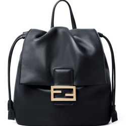 Replica Zaino con coulisse da donna Fendi Cappuccino Vintage Nero