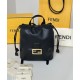 Replica Zaino con coulisse da donna Fendi Cappuccino Vintage Nero Imitazioni Replica Zaino con coulisse da donna Fendi Cappuccino Vintage Nero