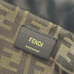 Replica Zaino con coulisse da donna Fendi Cappuccino Vintage Nero Imitazioni Replica Zaino con coulisse da donna Fendi Cappuccino Vintage Nero