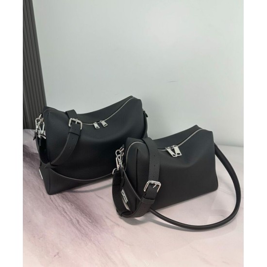 Replica Borsa a tracolla Fendi Lui Media/Grande 7VA667 Nero