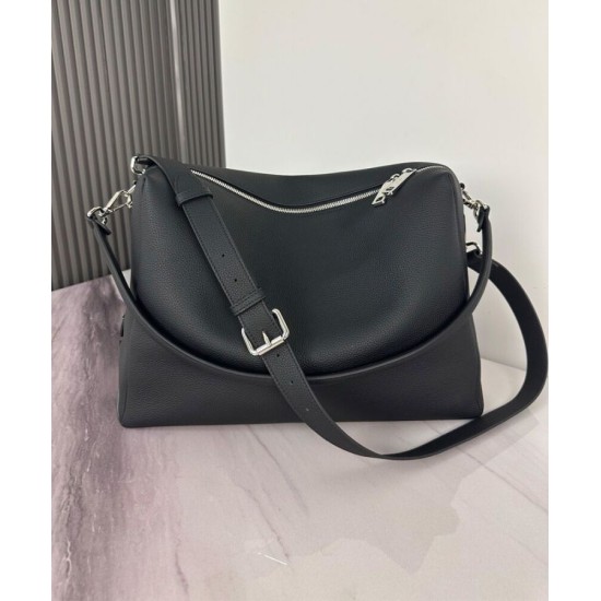 Replica Borsa a tracolla Fendi Lui Media/Grande 7VA667 Nero