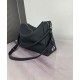 Replica Borsa a tracolla Fendi Lui Media/Grande 7VA667 Nero
