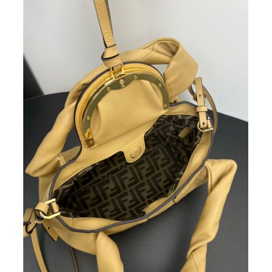 Replica Borsa tote Fendi Spy Mini/Piccola/Grande Albicocca Imitazioni Replica Borsa tote Fendi Spy Mini/Piccola/Grande Albicocca