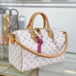 Replica Louis Vuitton Speedy Soft 30 Lucky Bag M15108 Bianco bicolore Imitazioni Replica Louis Vuitton Speedy Soft 30 Lucky Bag M15108 Bianco bicolore