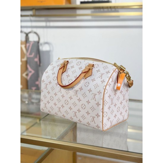 Replica Louis Vuitton Speedy Soft 30 Lucky Bag M15108 Bianco bicolore Imitazioni Replica Louis Vuitton Speedy Soft 30 Lucky Bag M15108 Bianco bicolore