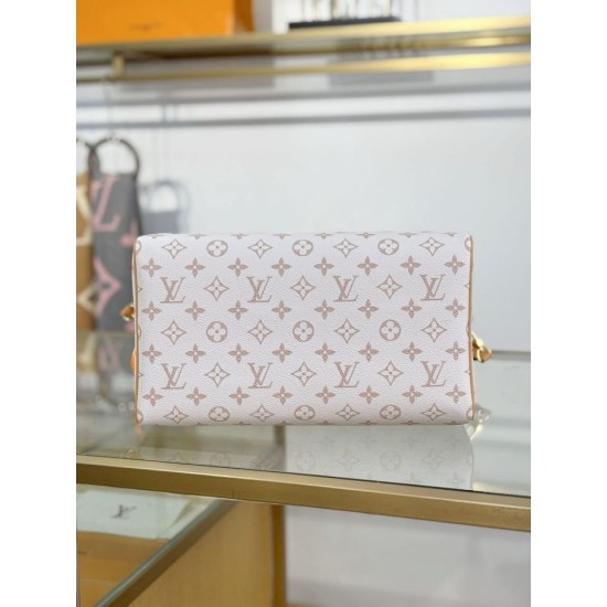 Replica Louis Vuitton Speedy Soft 30 Lucky Bag M15108 Bianco bicolore Imitazioni Replica Louis Vuitton Speedy Soft 30 Lucky Bag M15108 Bianco bicolore