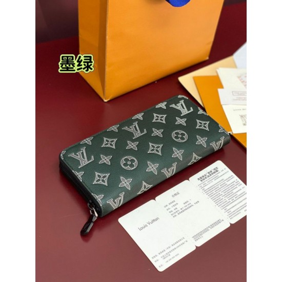 Replica Pari di alta qualità LV M27178 Portafoglio orizzontale Zippy Verde Imitazioni Replica Pari di alta qualità LV M27178 Portafoglio orizzontale Zippy Verde