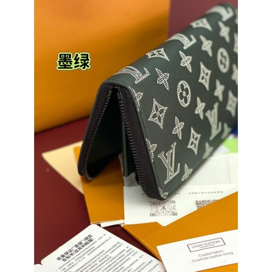 Replica Pari di alta qualità LV M27178 Portafoglio orizzontale Zippy Verde Imitazioni Replica Pari di alta qualità LV M27178 Portafoglio orizzontale Zippy Verde