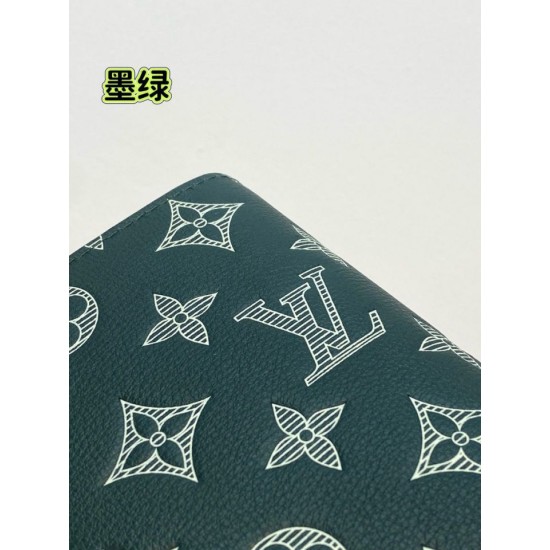 Replica Pari Louis Vuitton M61697 Portafoglio Brazza Monogram Eclipse Verde Imitazioni Replica Pari Louis Vuitton M61697 Portafoglio Brazza Monogram Eclipse Verde