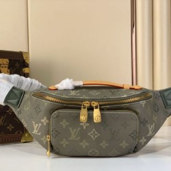 Replica Louis Vuitton m26933 Marsupio Rush da uomo Verde