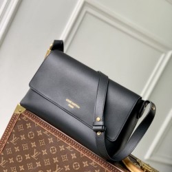 Replica Borsa a tracolla Louis Vuitton Low Key Messenger M13148 Nero