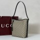 Replica Perfetta a tracolla piccola Gucci GG Emblem 848881 GG Nero