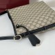 Replica Perfetta a tracolla piccola Gucci GG Emblem 848881 GG Nero