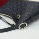 Replica Gucci 847450 Borsa a tracolla piccola GG Emblem Nero Imitazioni Replica Gucci 847450 Borsa a tracolla piccola GG Emblem Nero