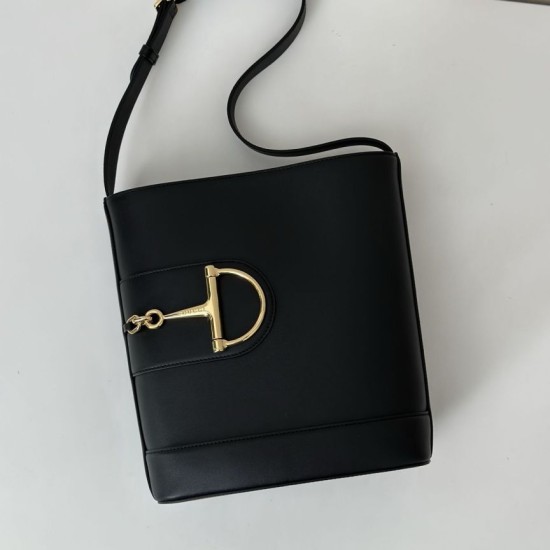 Replica Gucci 833660 Borse Alta Qualità a secchiello piccola Nera Imitazioni Replica Gucci 833660 Borse Alta Qualità a secchiello piccola Nera