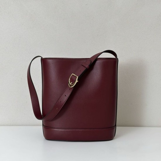 Replica Gucci 833660 Borsa a secchiello piccola Bordeaux Imitazioni Replica Gucci 833660 Borsa a secchiello piccola Bordeaux