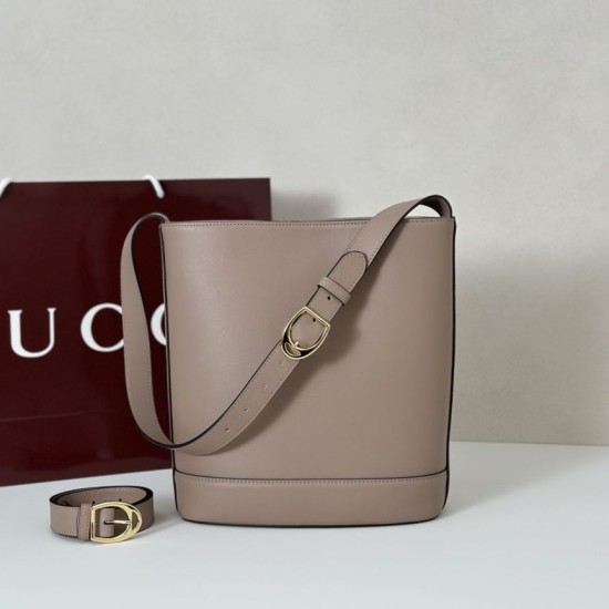 Replica Gucci 833660 Borsa a secchiello piccola Rosa Imitazioni Replica Gucci 833660 Borsa a secchiello piccola Rosa