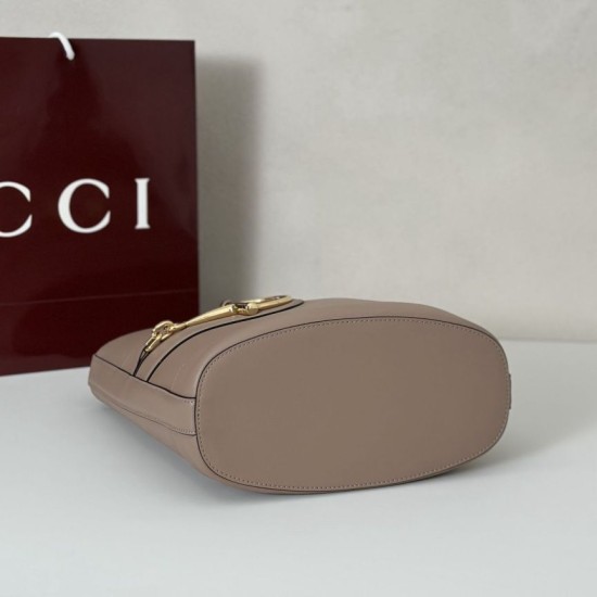 Replica Gucci 833660 Borsa a secchiello piccola Rosa Imitazioni Replica Gucci 833660 Borsa a secchiello piccola Rosa