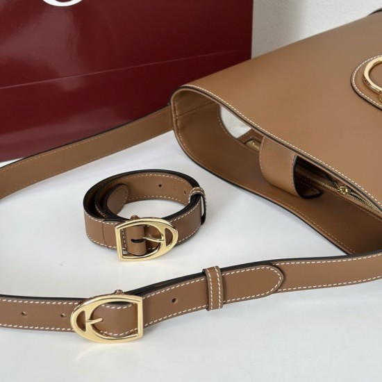 Replica Gucci 833660 Borsa a secchiello piccola Marrone Imitazioni Replica Gucci 833660 Borsa a secchiello piccola Marrone