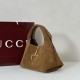 Replica Borsa a mano media Gucci Softbit in pelle scamosciata 837467 Marrone Imitazioni Replica Borsa a mano media Gucci Softbit in pelle scamosciata 837467 Marrone